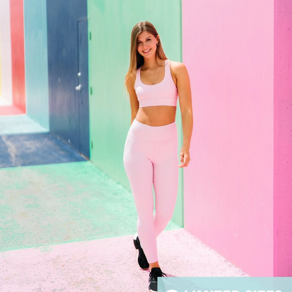 ZYIA Pink Leopard Unicorn Light and Tight Leggings